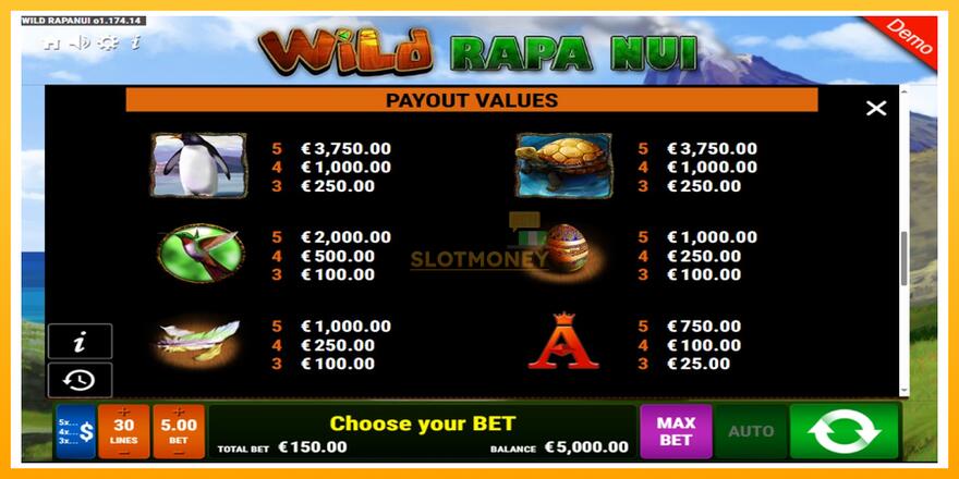 Máquina de jogos Wild Rapa Nui - chance de ganhar dinheiro, foto 3