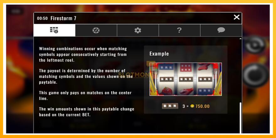 Máquina de jogos Firestorm 7 - chance de ganhar dinheiro, foto 5