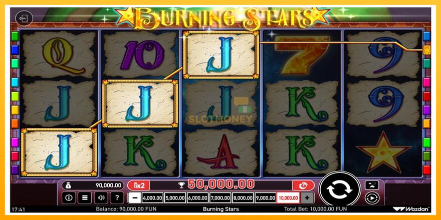 Máquina de jogos Burning Stars - chance de ganhar dinheiro, foto 2