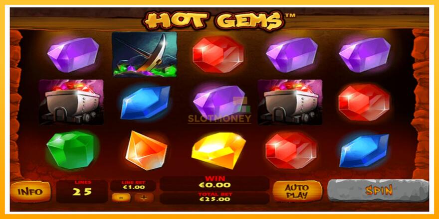 Máquina de jogos Hot Gems - chance de ganhar dinheiro, foto 1