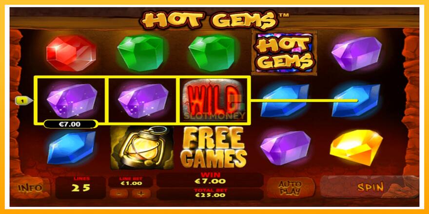 Máquina de jogos Hot Gems - chance de ganhar dinheiro, foto 2