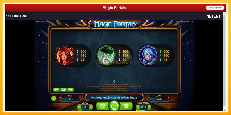 Máquina de jogos Magic Portals - chance de ganhar dinheiro, foto 6