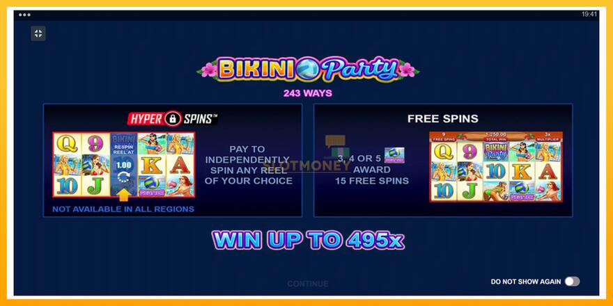 Máquina de jogos Bikini Party - chance de ganhar dinheiro, foto 1