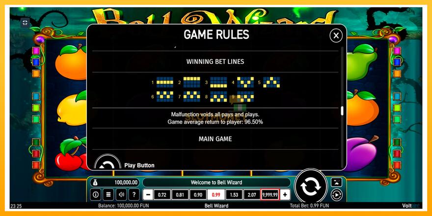 Máquina de jogos Bell Wizard - chance de ganhar dinheiro, foto 4