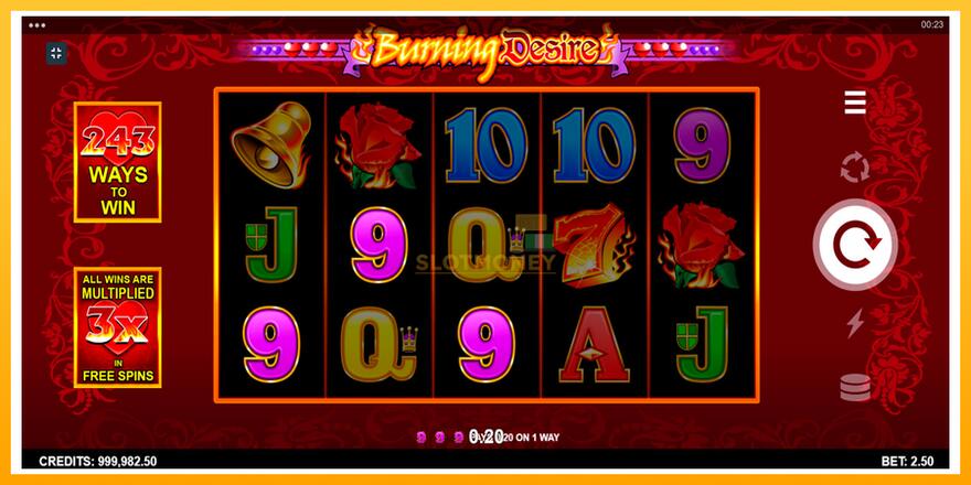 Máquina de jogos Burning Desire - chance de ganhar dinheiro, foto 5