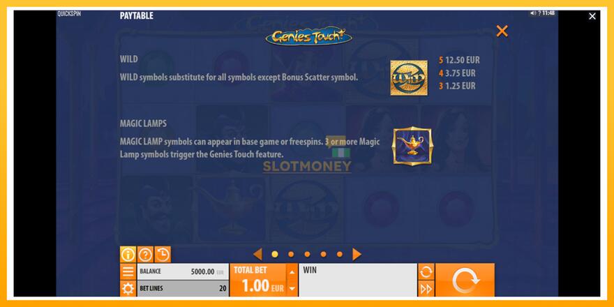 Máquina de jogos Genies Touch - chance de ganhar dinheiro, foto 3