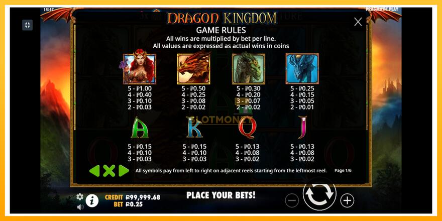 Máquina de jogos Dragon Kingdom - chance de ganhar dinheiro, foto 4