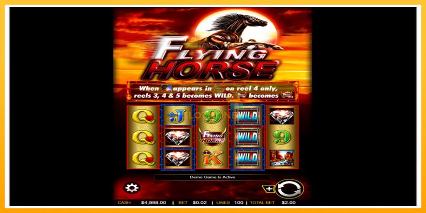 Máquina de jogos Flying Horse - chance de ganhar dinheiro, foto 2