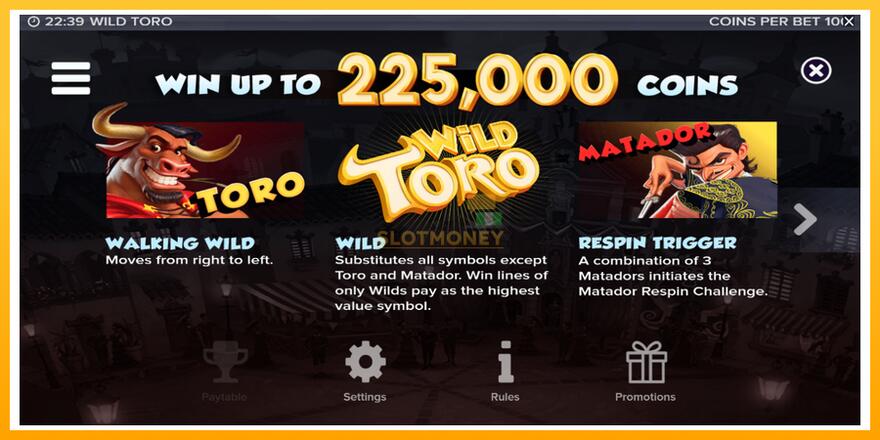 Máquina de jogos Wild Toro - chance de ganhar dinheiro, foto 4