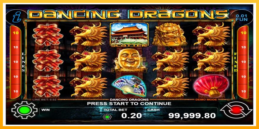 Máquina de jogos Dancing Dragons - chance de ganhar dinheiro, foto 1