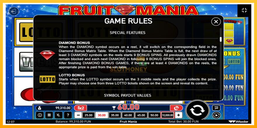 Máquina de jogos Fruit Mania - chance de ganhar dinheiro, foto 7