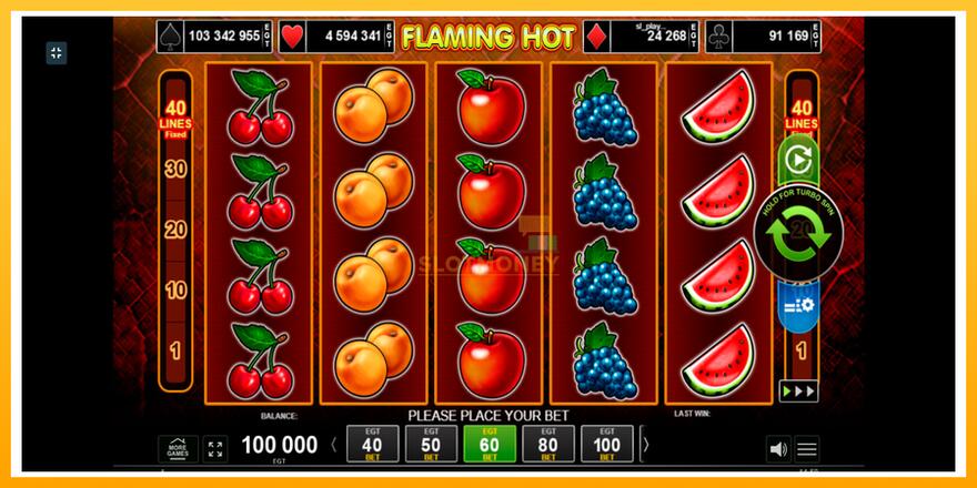 Máquina de jogos Flaming Hot - chance de ganhar dinheiro, foto 1