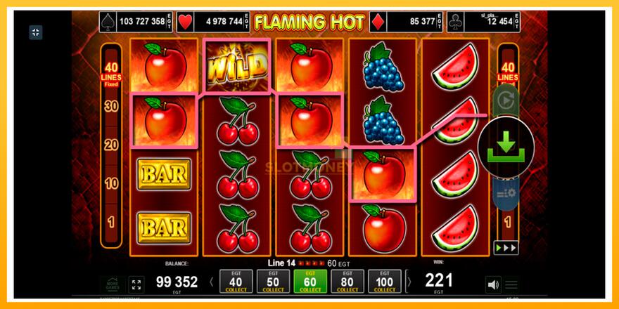 Máquina de jogos Flaming Hot - chance de ganhar dinheiro, foto 8