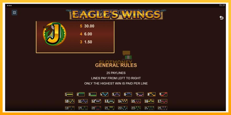 Máquina de jogos Eagles Wings - chance de ganhar dinheiro, foto 7