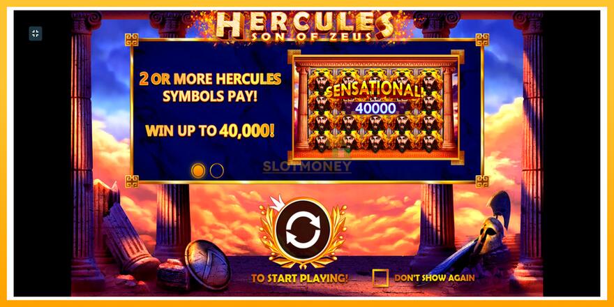 Máquina de jogos Hercules Son of Zeus - chance de ganhar dinheiro, foto 1