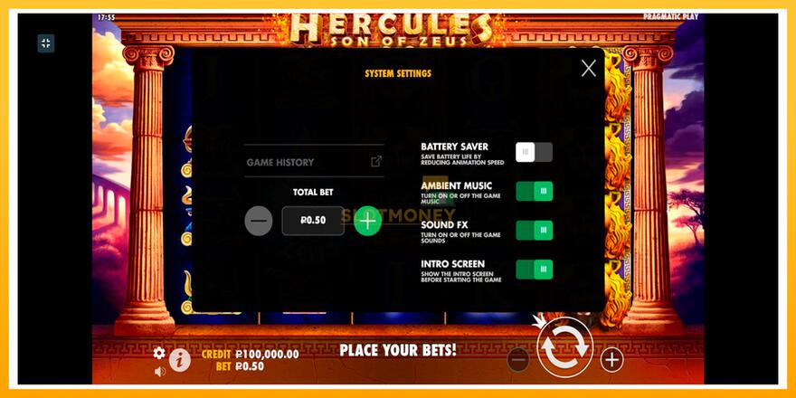 Máquina de jogos Hercules Son of Zeus - chance de ganhar dinheiro, foto 2