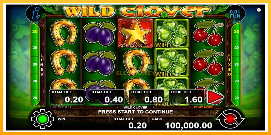 Máquina de jogos Wild Clover - chance de ganhar dinheiro, foto 1