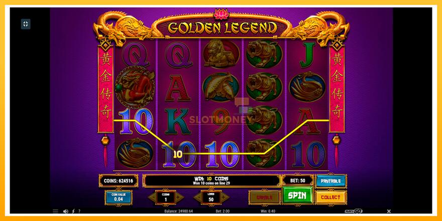 Máquina de jogos Golden Legend - chance de ganhar dinheiro, foto 3