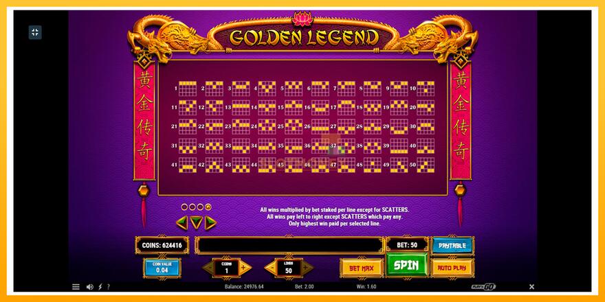 Máquina de jogos Golden Legend - chance de ganhar dinheiro, foto 7