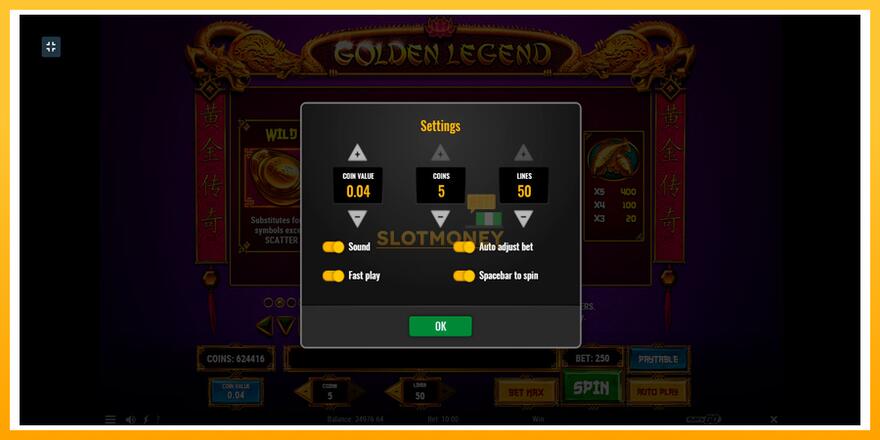 Máquina de jogos Golden Legend - chance de ganhar dinheiro, foto 8