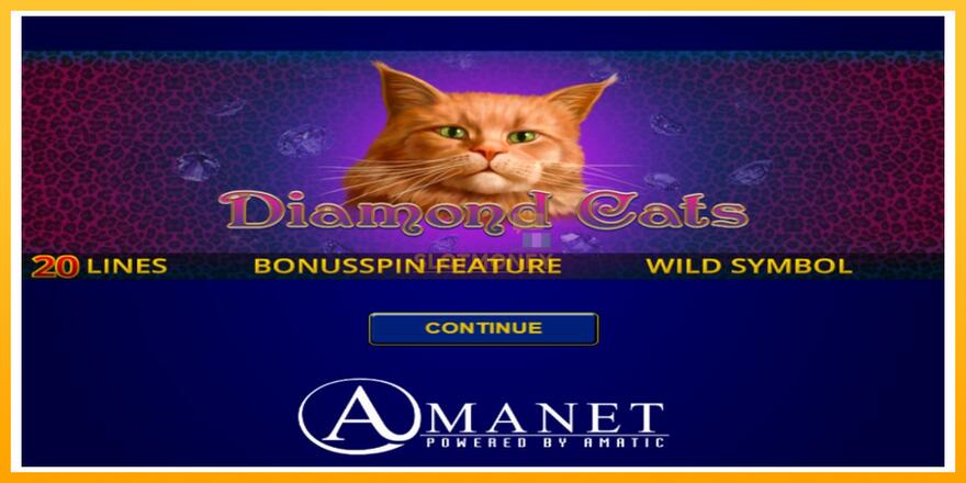 Máquina de jogos Diamond Cats - chance de ganhar dinheiro, foto 1