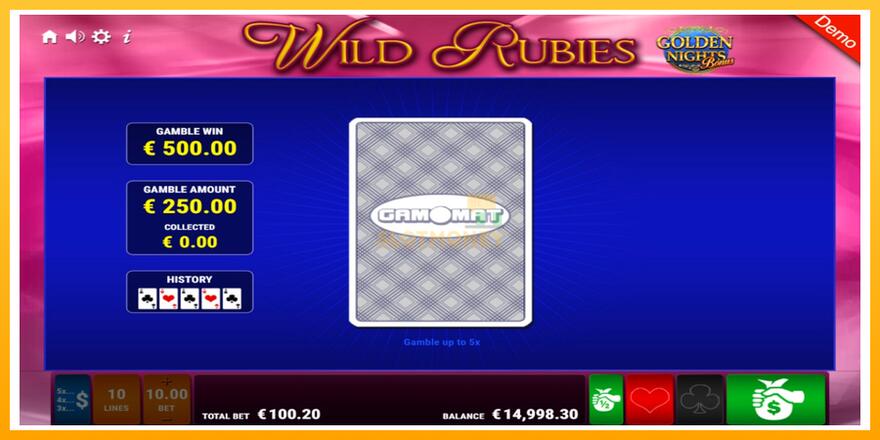 Máquina de jogos Wild Rubies Golden Nights - chance de ganhar dinheiro, foto 9