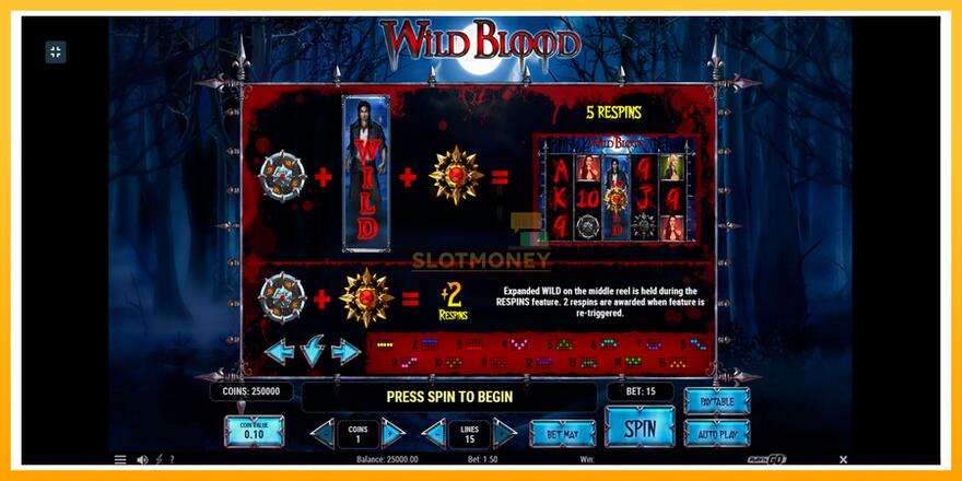 Máquina de jogos Wild Blood - chance de ganhar dinheiro, foto 10