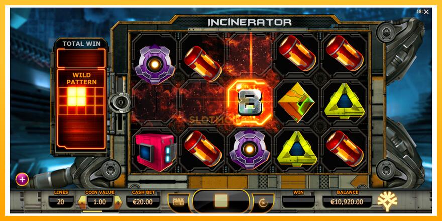 Máquina de jogos Incinerator - chance de ganhar dinheiro, foto 3