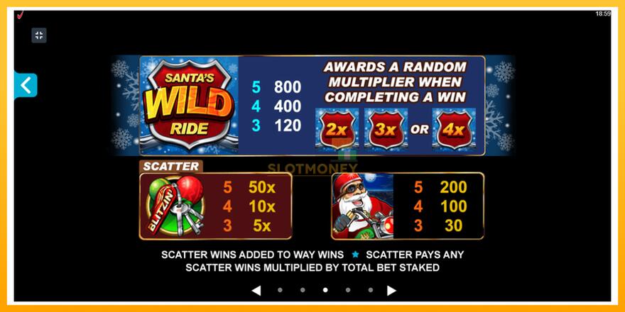 Máquina de jogos Santas Wild Ride - chance de ganhar dinheiro, foto 7