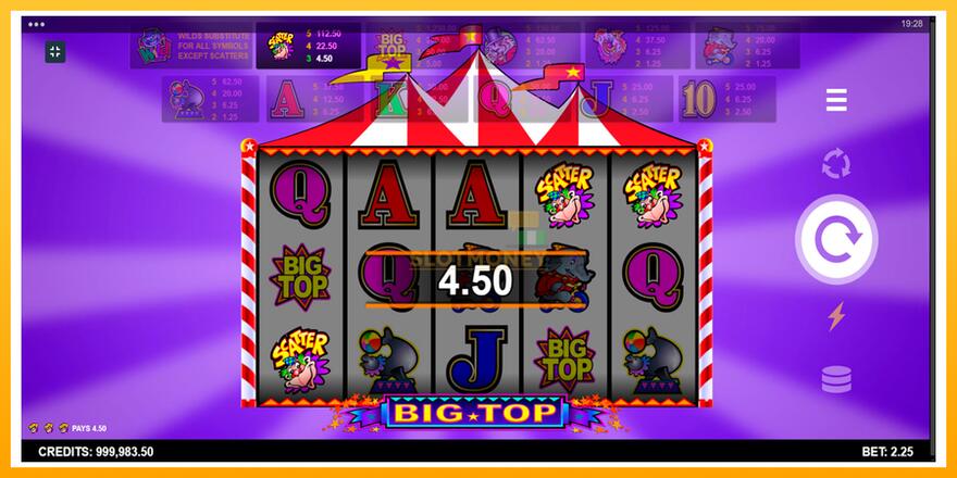 Máquina de jogos Big Top - chance de ganhar dinheiro, foto 3