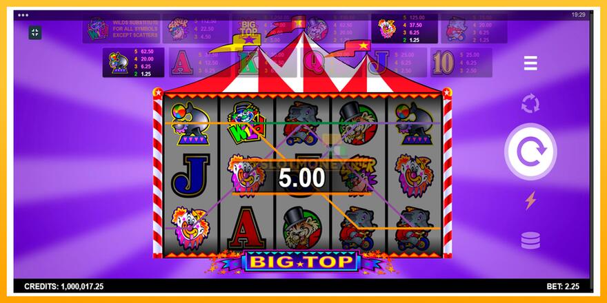 Máquina de jogos Big Top - chance de ganhar dinheiro, foto 6