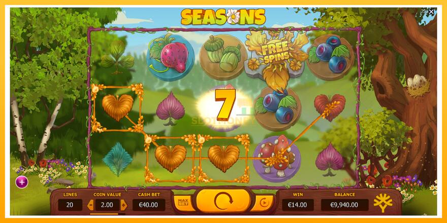 Máquina de jogos Seasons - chance de ganhar dinheiro, foto 5