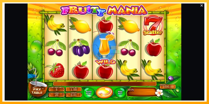 Máquina de jogos Fruity Mania - chance de ganhar dinheiro, foto 1