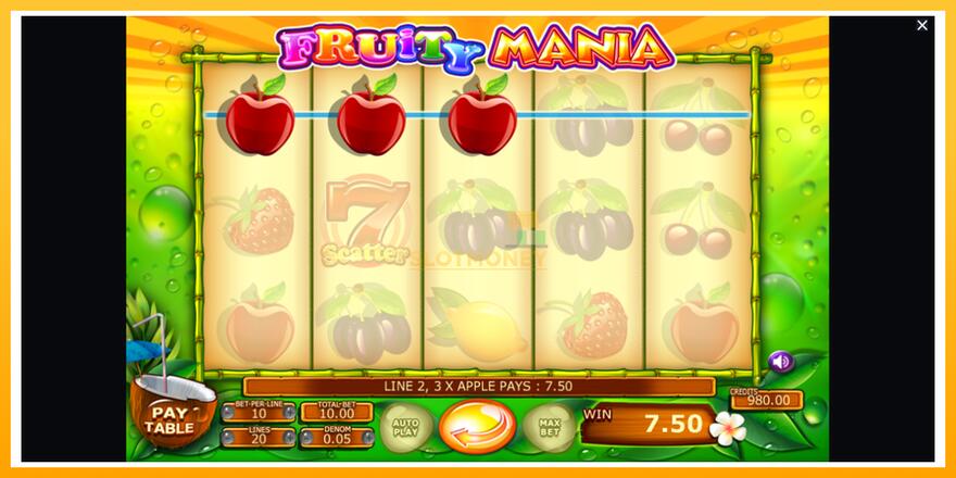 Máquina de jogos Fruity Mania - chance de ganhar dinheiro, foto 2