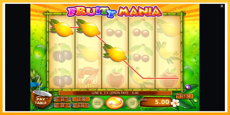 Máquina de jogos Fruity Mania - chance de ganhar dinheiro, foto 3