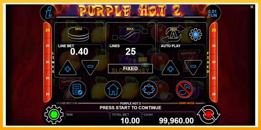 Máquina de jogos Purple Hot 2 - chance de ganhar dinheiro, foto 7