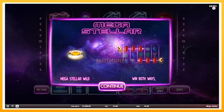 Máquina de jogos Mega Stellar - chance de ganhar dinheiro, foto 1