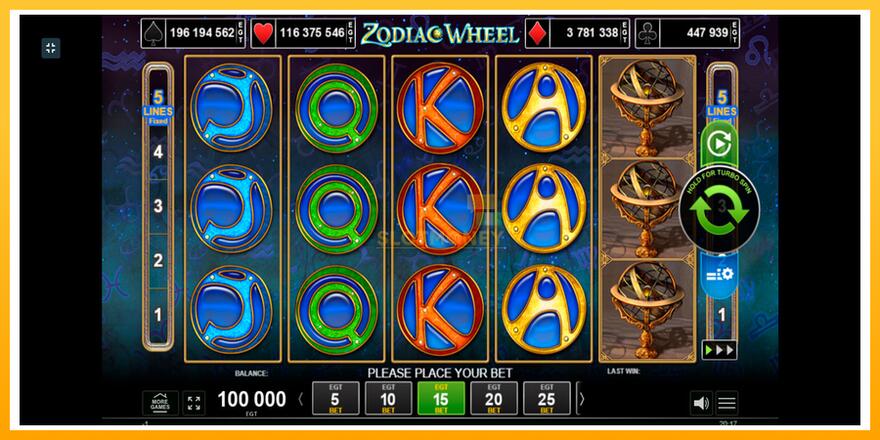 Máquina de jogos Zodiac Wheel - chance de ganhar dinheiro, foto 1