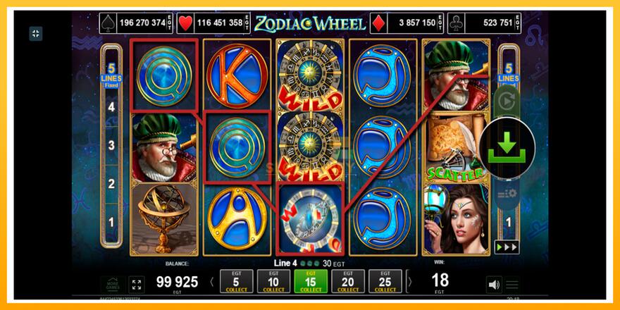 Máquina de jogos Zodiac Wheel - chance de ganhar dinheiro, foto 2