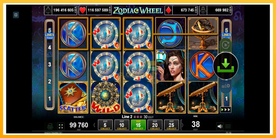 Máquina de jogos Zodiac Wheel - chance de ganhar dinheiro, foto 3