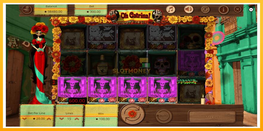 Máquina de jogos Oh Catrina - chance de ganhar dinheiro, foto 5