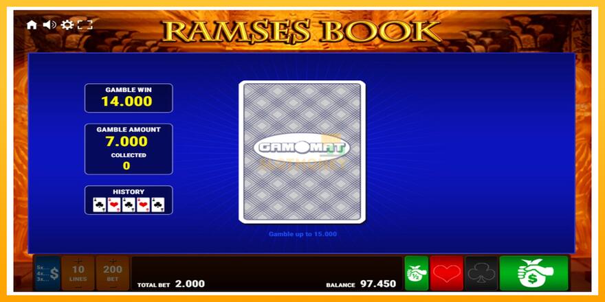 Máquina de jogos Ramses Book - chance de ganhar dinheiro, foto 4