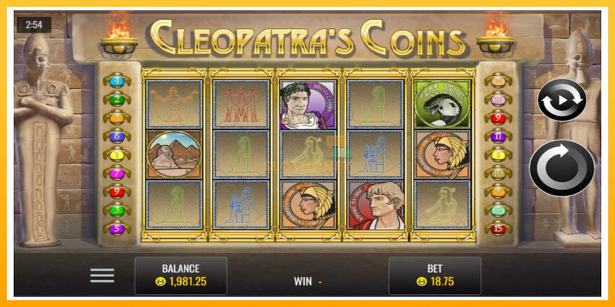 Máquina de jogos Cleopatra’s Coins - chance de ganhar dinheiro, foto 1