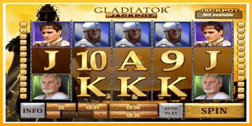 Máquina de jogos Gladiator Jackpot - chance de ganhar dinheiro, foto 1