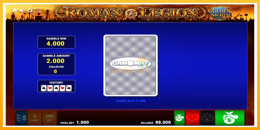 Máquina de jogos Roman Legion Golden Nights - chance de ganhar dinheiro, foto 4