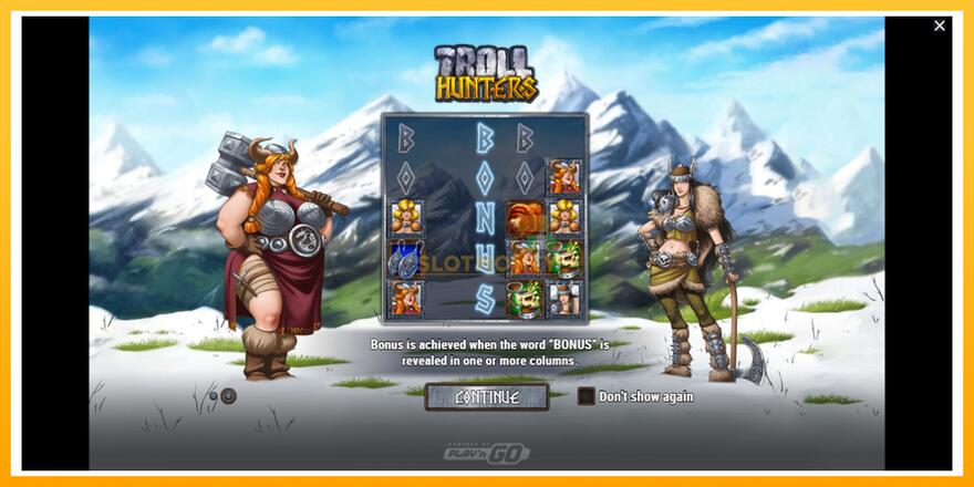 Máquina de jogos Troll Hunters - chance de ganhar dinheiro, foto 1