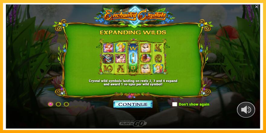 Máquina de jogos Enchanted Crystals - chance de ganhar dinheiro, foto 1