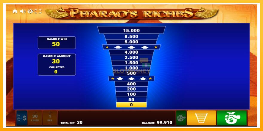 Máquina de jogos Pharaos Riches - chance de ganhar dinheiro, foto 3