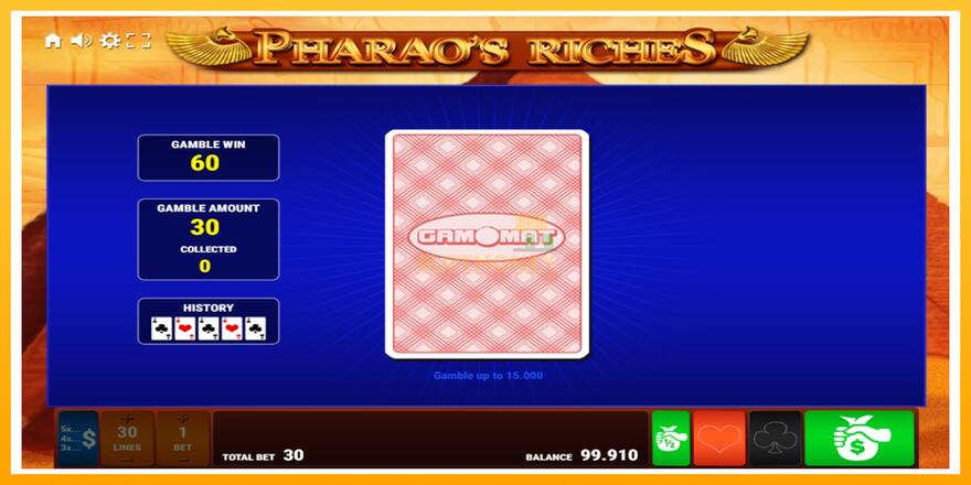 Máquina de jogos Pharaos Riches - chance de ganhar dinheiro, foto 4