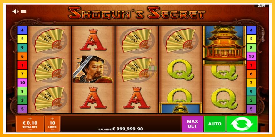 Máquina de jogos Shoguns Secret - chance de ganhar dinheiro, foto 1